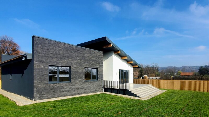 Breaza, judetul Prahova, casa exceptionala sistem timber-frame